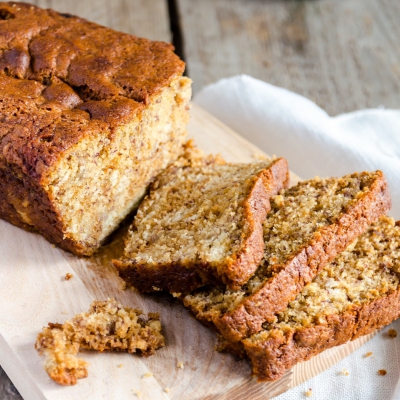 Kruidkoek met banaan