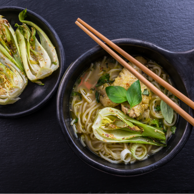 Groene currysoep met paksoi