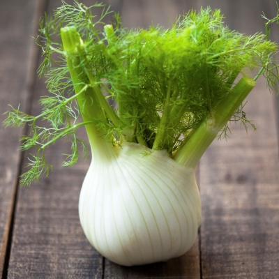 Venkelsalade met ei en pesto dressing