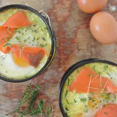 Brunchtaartje met courgette en ei