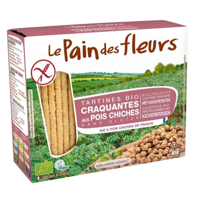 Crackers kikkererwten (krokant) LE PAIN DES FLEURS