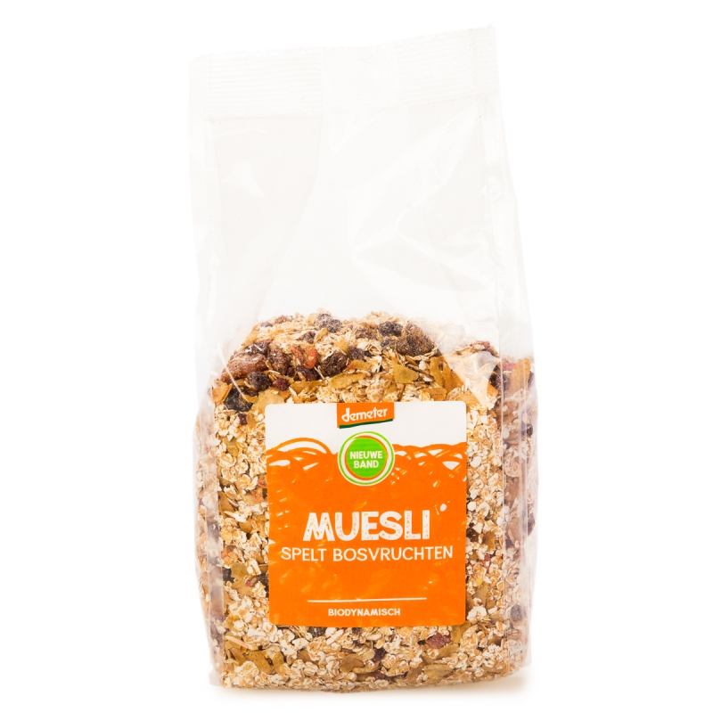 Speltmuesli bosvruchten