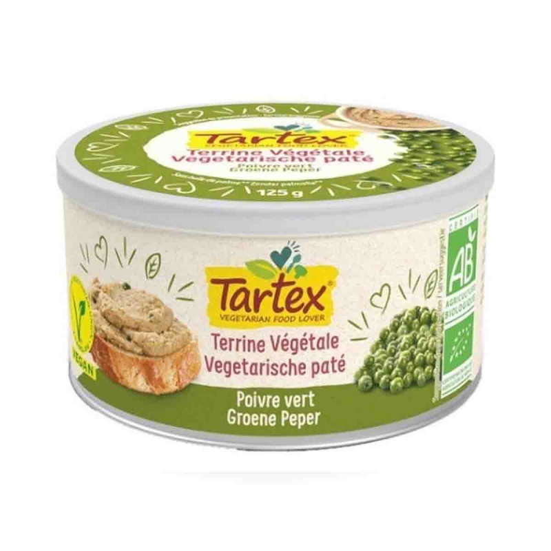 Vegetarische pate groene peper